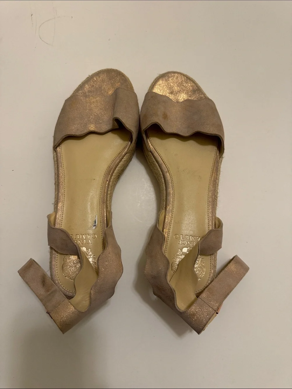 Vince Camuto Kamperla Rose Gold Sandals